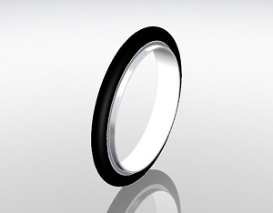 KF Centering Ring Adaptive - Teflon with Perbunan O-Ring